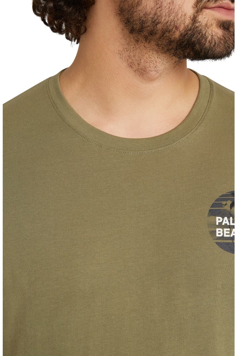 Palm Beach Graphic T-Shirt , Alternate, color, GREEN