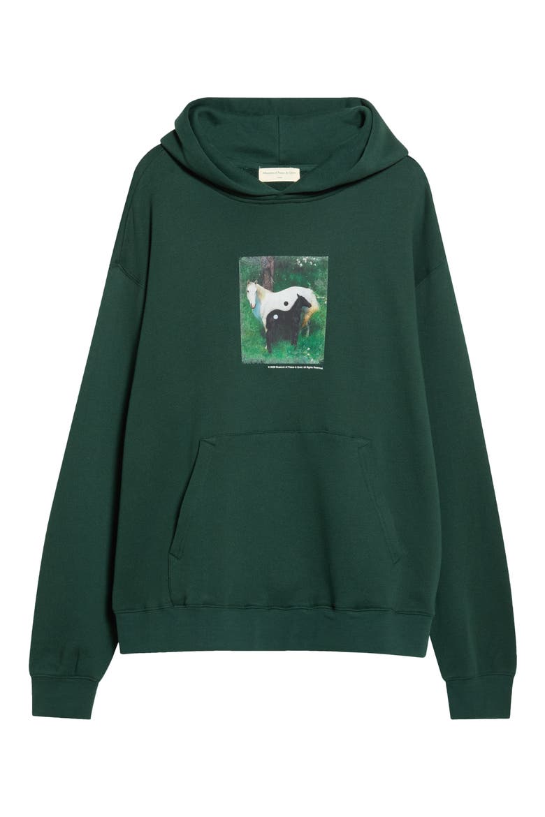 Pasture Graphic Hoodie, Main, color, PINE