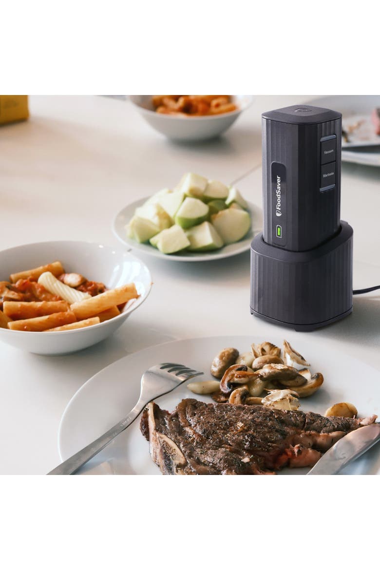 Cordless Mini Vacuum Sealer with Starter Kit, Alternate, color, Black