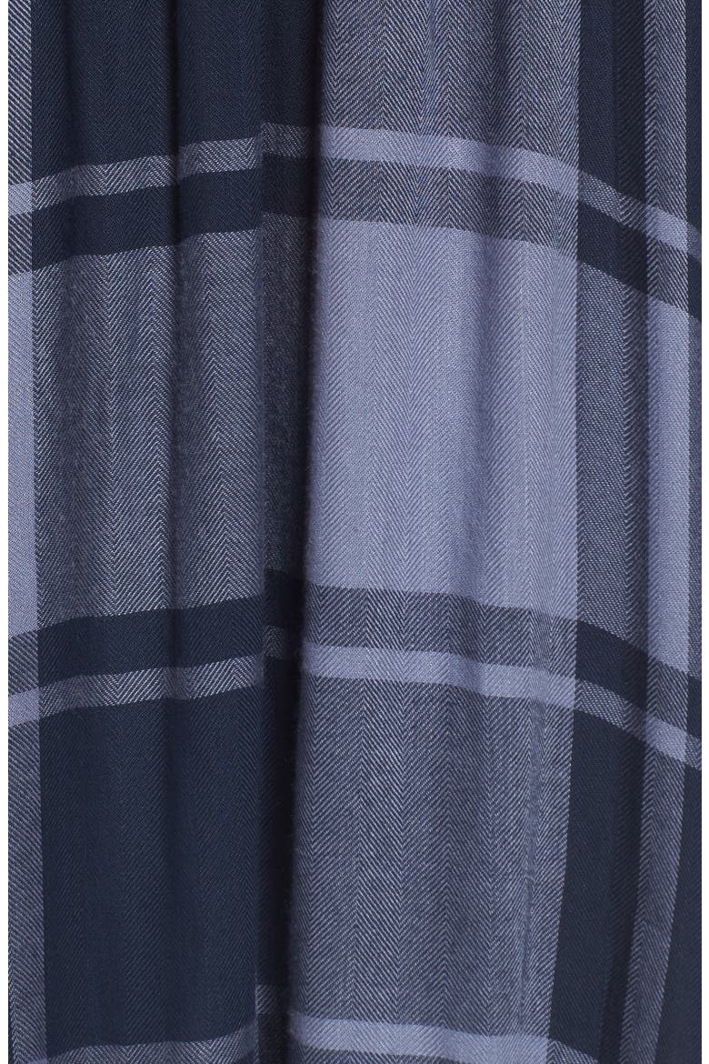 Oversized Plaid Tunic, Alternate, color, DARK BLUE