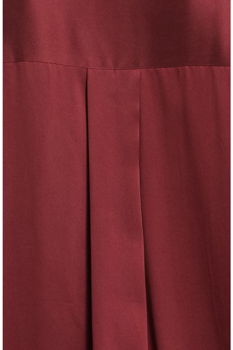 Long Sleeve Washable Silk Pajamas, Alternate, color, CALLIOPE WINE