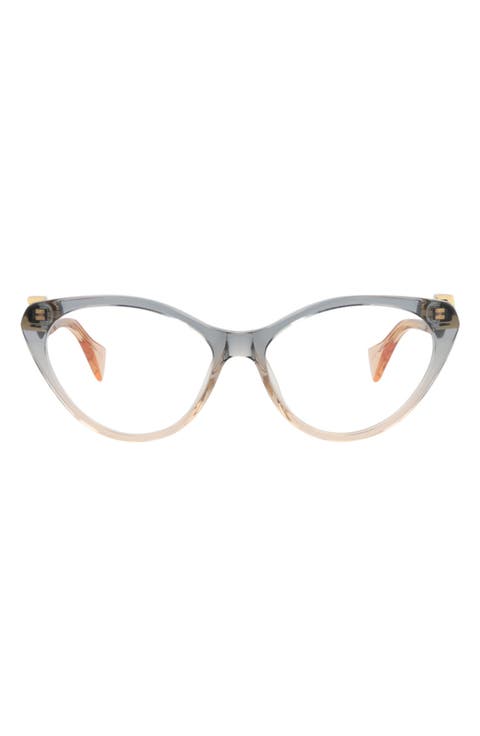 52mm Cat Eye Optical Glasses