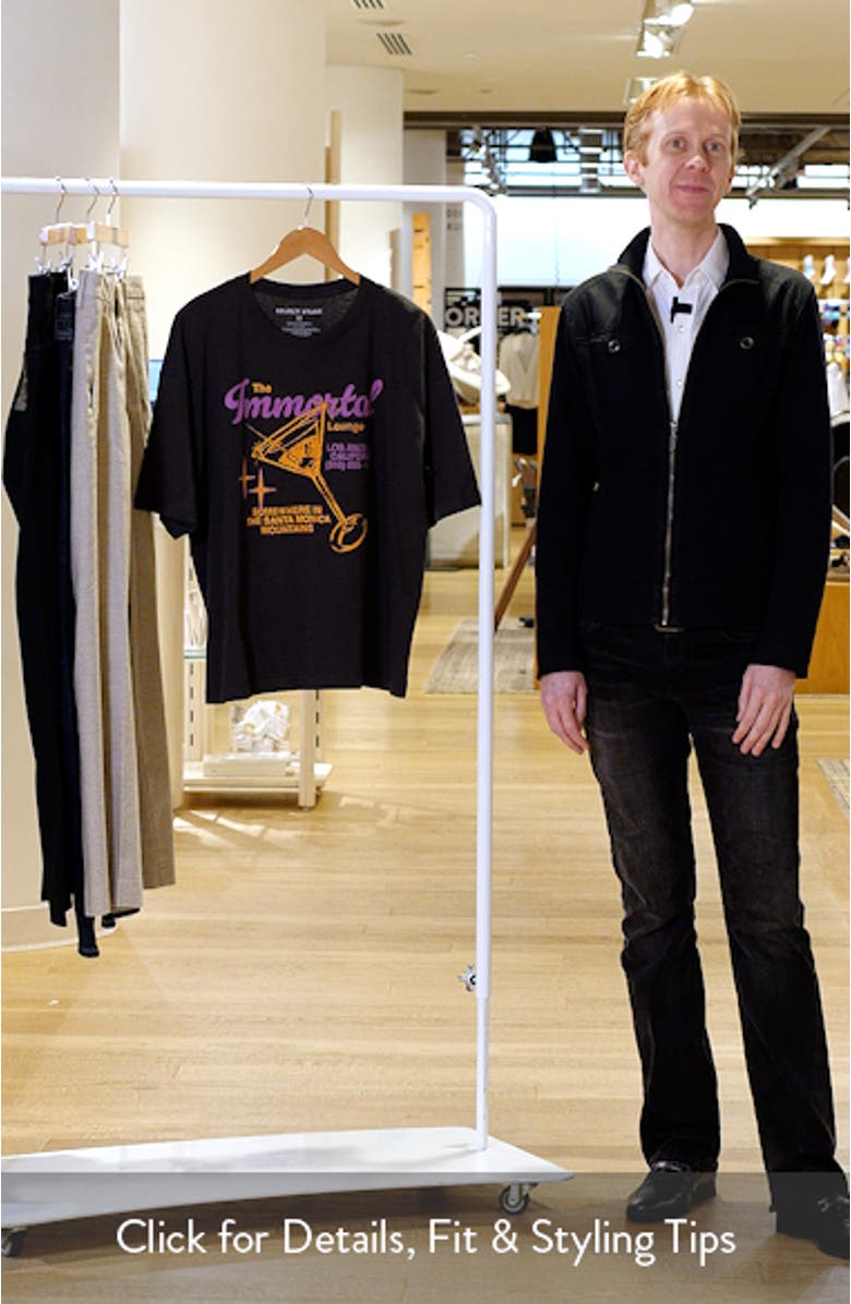 Immortal Lounge Crop Cotton Graphic T-Shirt, sales video thumbnail