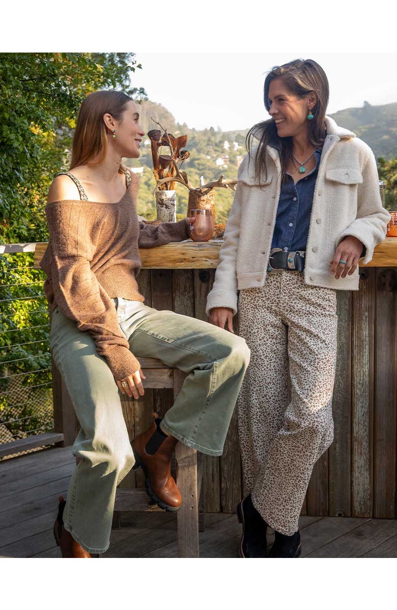 Carve Designs Audrey Wide Leg, Alternate, color, Leopard