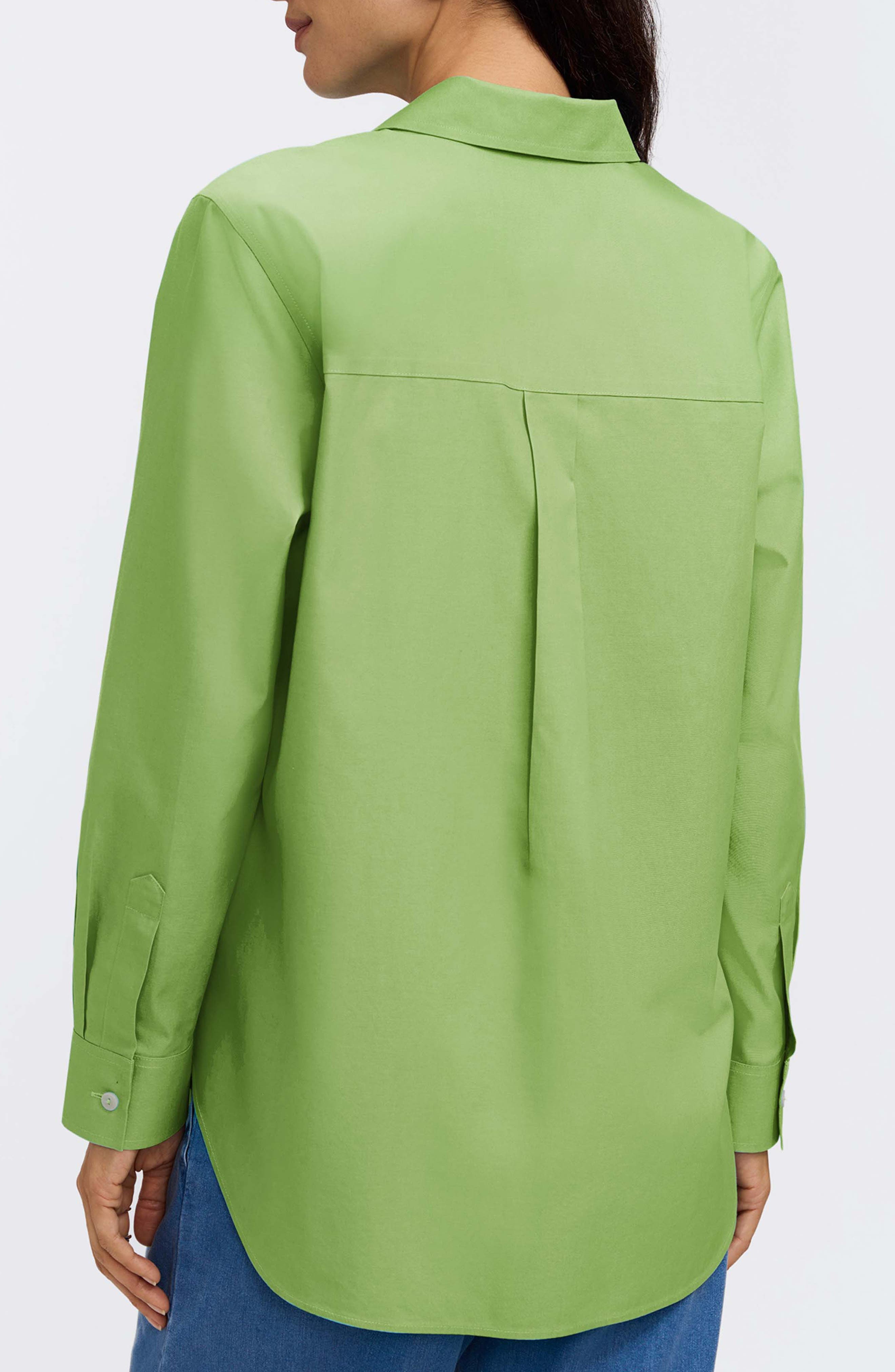 Non-Iron Boyfriend Button-Up Shirt - image 4