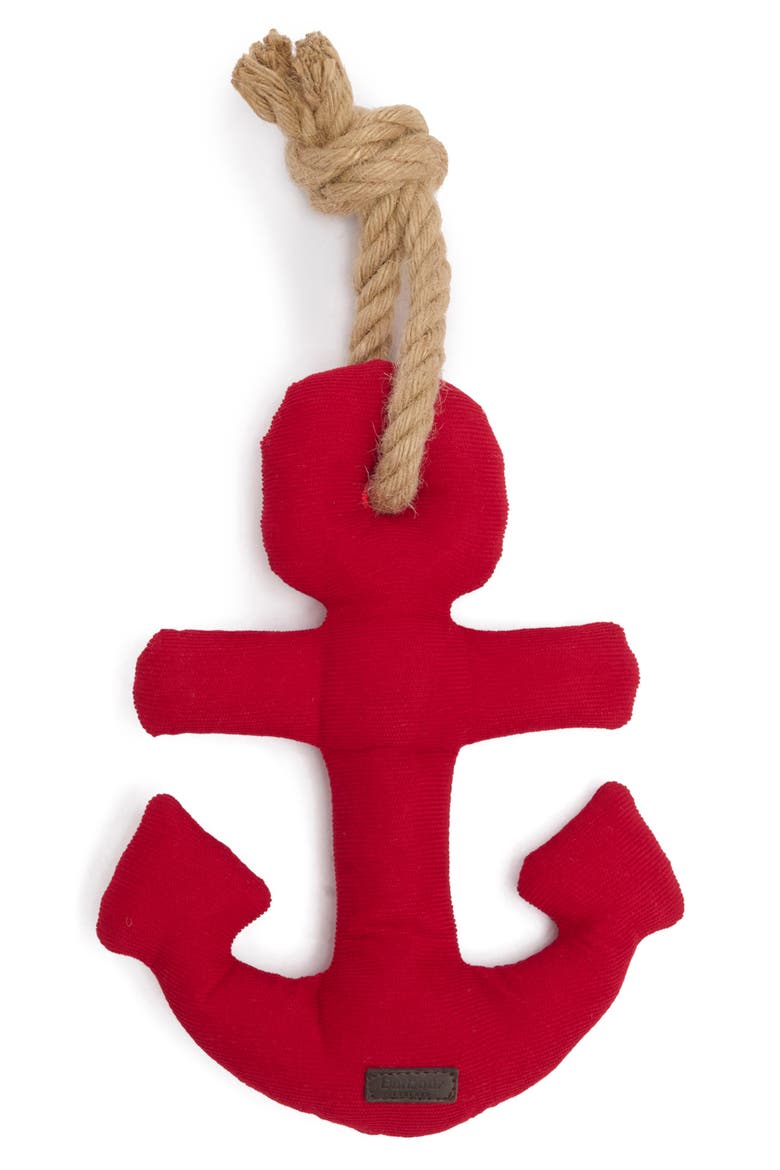 Anchor Dog Toy, Main, color, RED