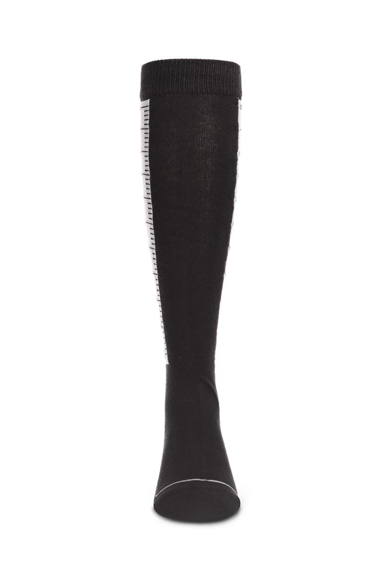 Ruler Knee High Socks, Alternate, color, Black