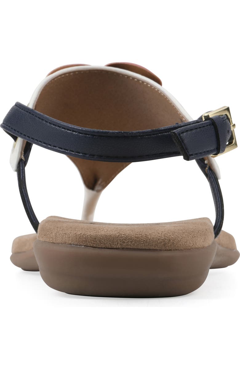 White Mountain Footwear Lifey Slingback Sandal, Alternate, color, Americana/ Multi/ Smooth
