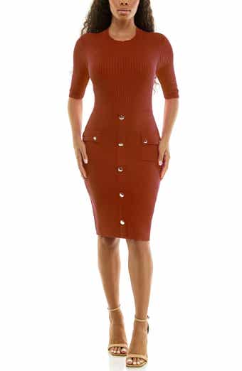 Body-Con Sweater Dress