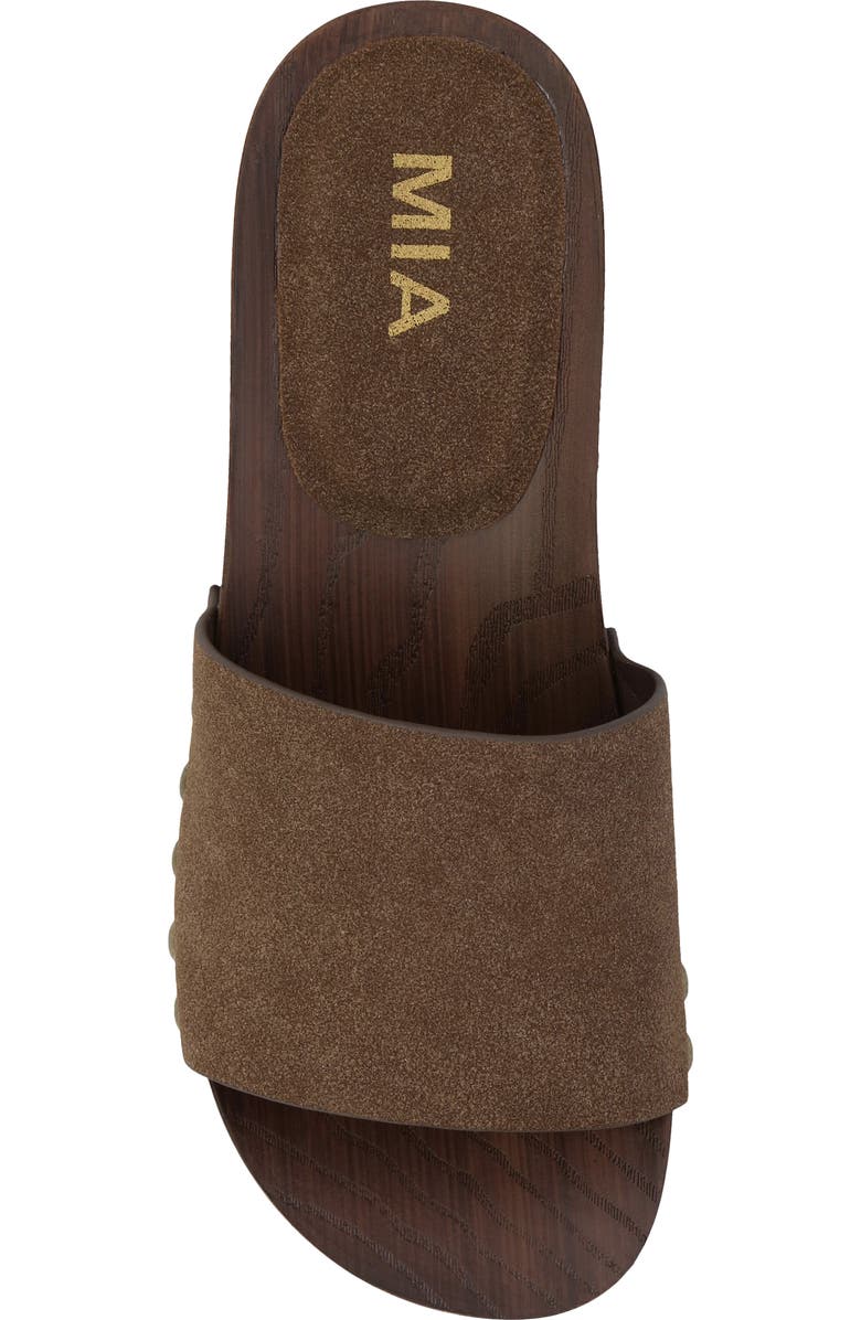 MIA Lanell Slide Sandal, Alternate, color, Chocolate