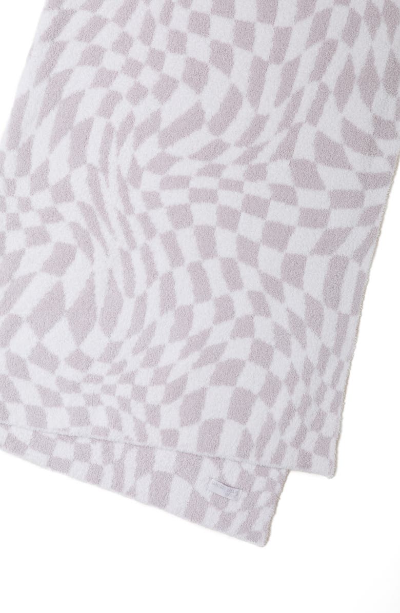 Barefoot Dreams<sup>®</sup> CozyChic<sup>™</sup> Checkered Throw Blanket, Alternate, color, Cream-Stone