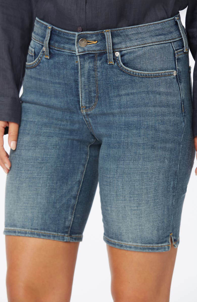 NYDJ Ella Side Slit Denim Shorts, Alternate, color, 