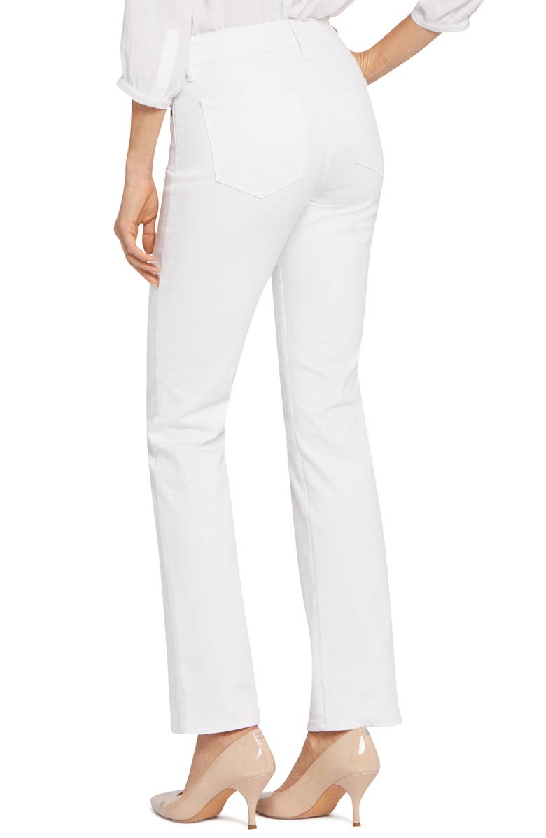 NYDJ Marilyn Straight Leg Jeans, Alternate, color, Optic White