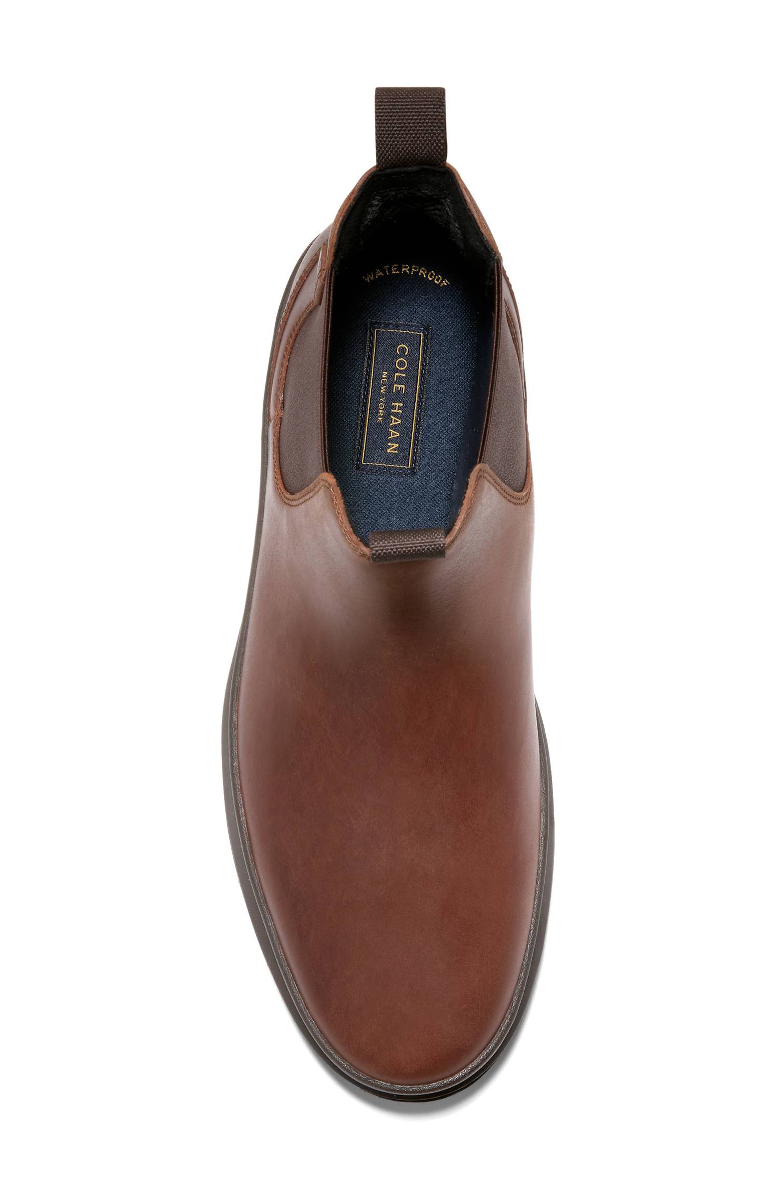 Windham Grand Waterproof Chelsea Boot, Alternate, color, WOODBURY / JAVA WP