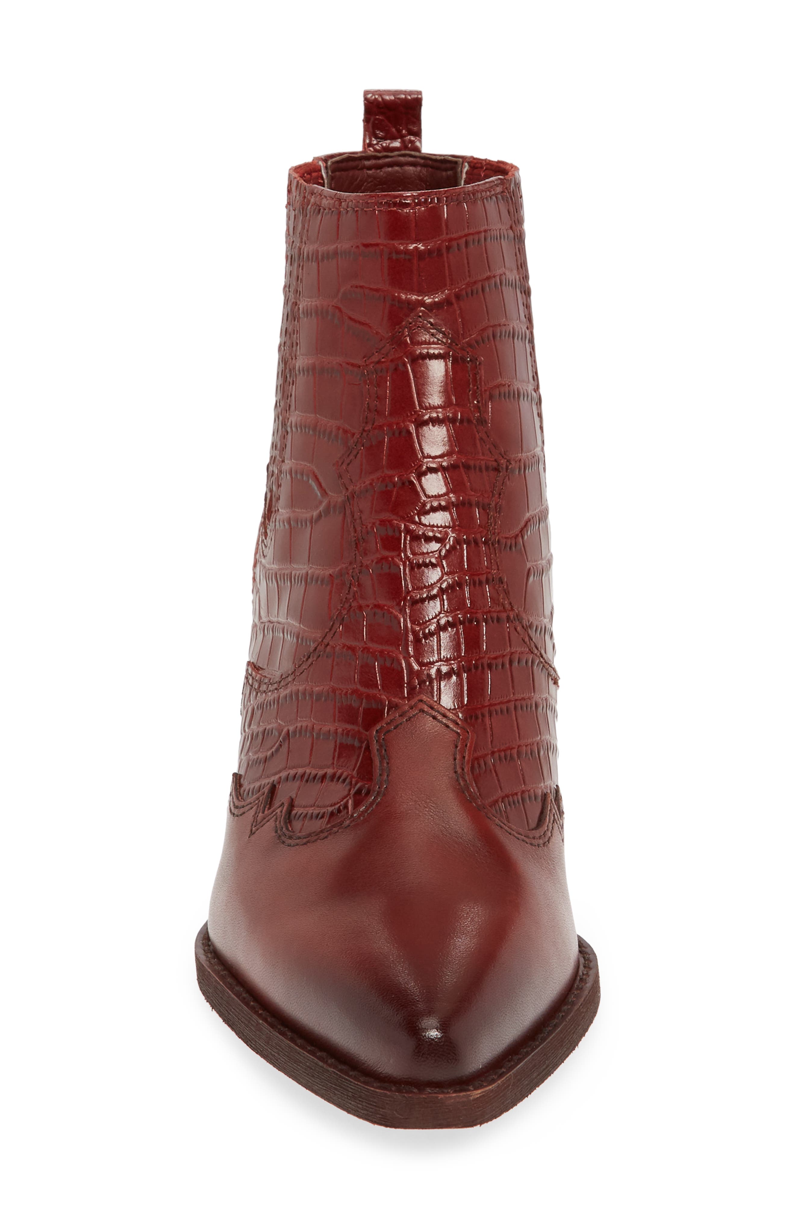 Winona Bootie, Alternate, color, SPICED MAHOGANY LEATHER