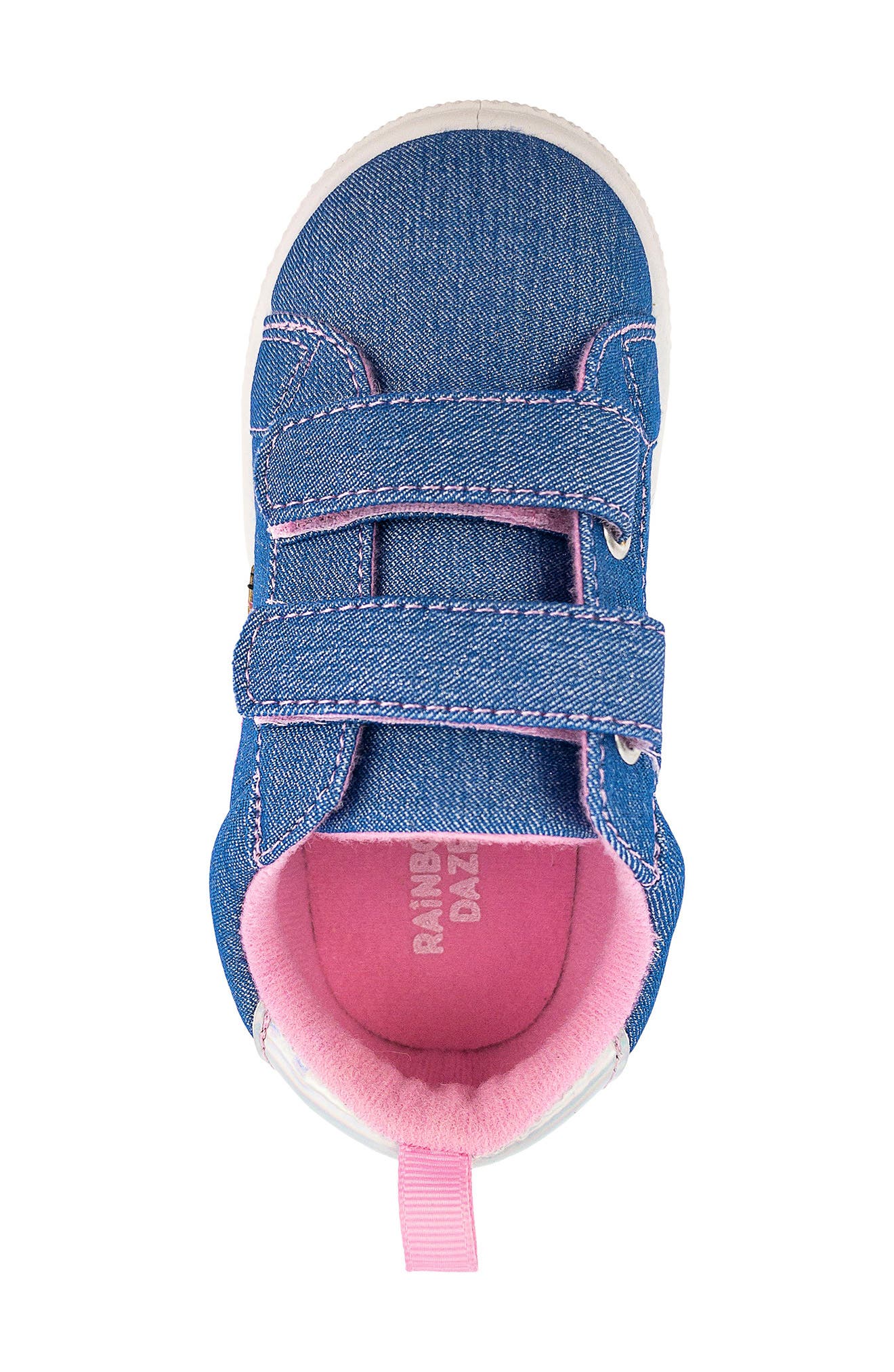 RAINBOW DAZE Rainbow Double Strap Athletic Sneaker, Alternate, color, 