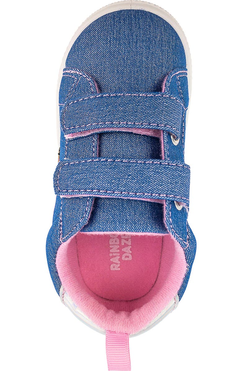 RAINBOW DAZE Rainbow Double Strap Athletic Sneaker, Alternate, color,