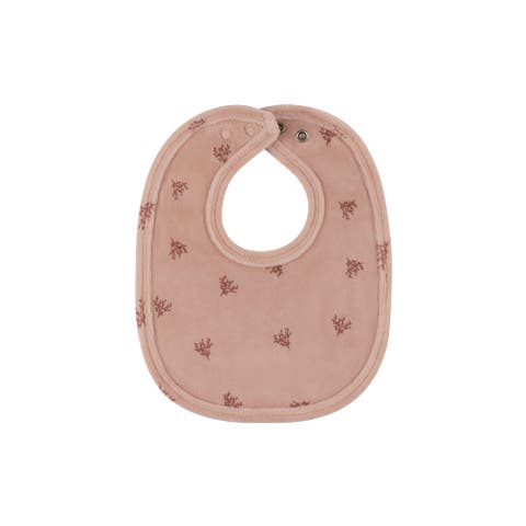 Velour Leaf Pattern Collection - Bib