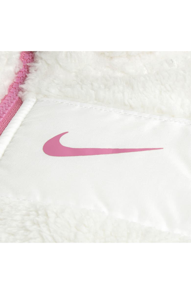Nike Swoosh Spirit Fleece Vest, Long Sleeve Top & Sweatpants Set, Alternate, color, Magic Flamingo