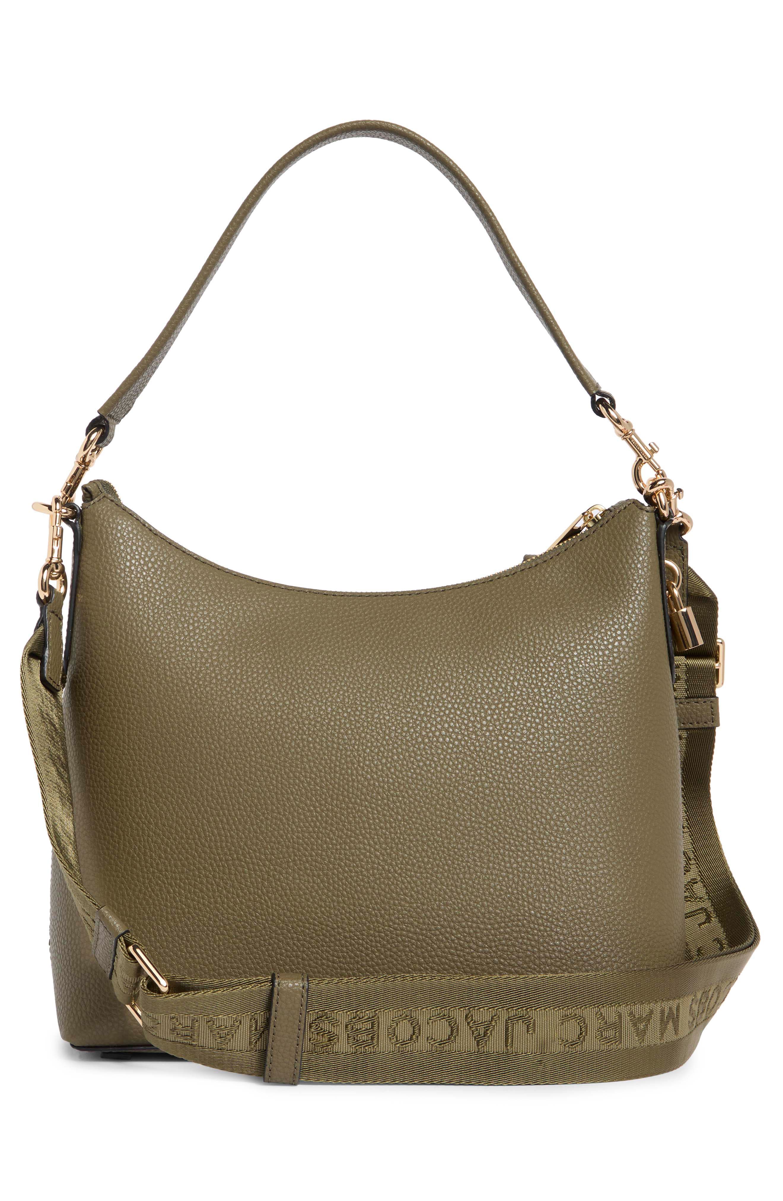 Drifter Pebbled Leather Large Hobo Bag, Alternate, color, BEECH
