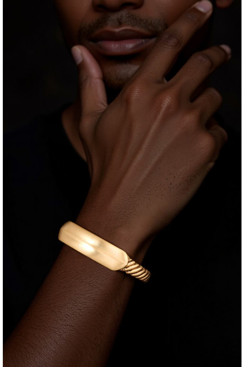 Men's Legacy Cuff Bracelet, Alternate, color, BRASS