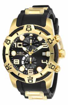 Bolt Chronograph Silicone Strap Watch