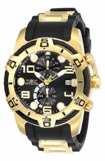 Bolt Chronograph Silicone Strap Watch
