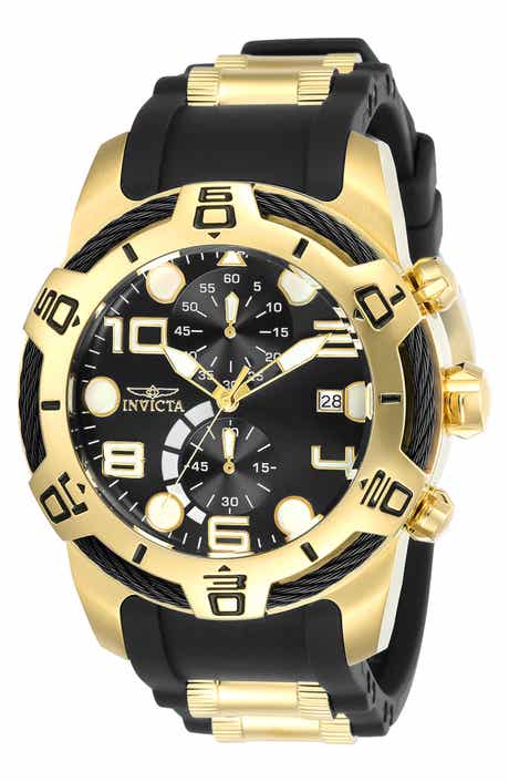 Bolt Chronograph Silicone Strap Watch