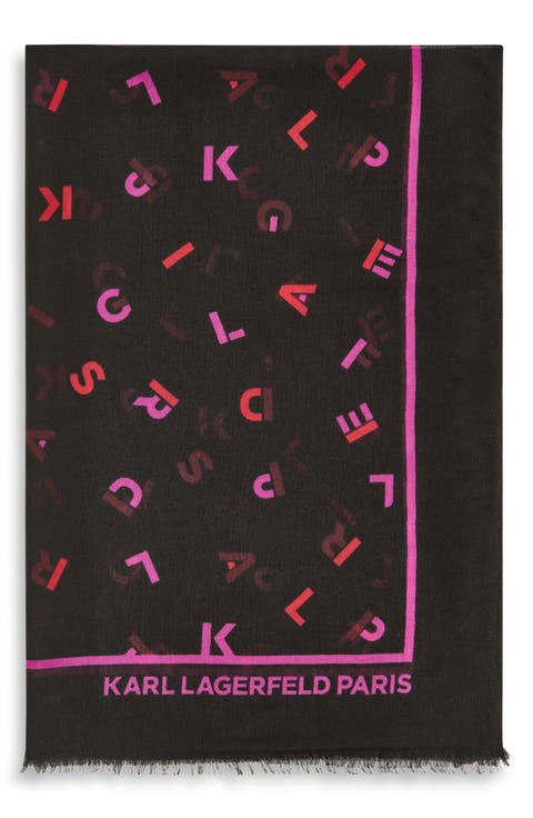 Scattered Letters Scarf