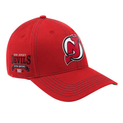 Men's Starter  Red New Jersey Devils Sphere II Curved Starfit Adjustable Hat
