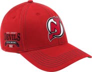 STARTER Men's Starter Red New Jersey Devils Sphere II Curved Starfit Adjustable Hat