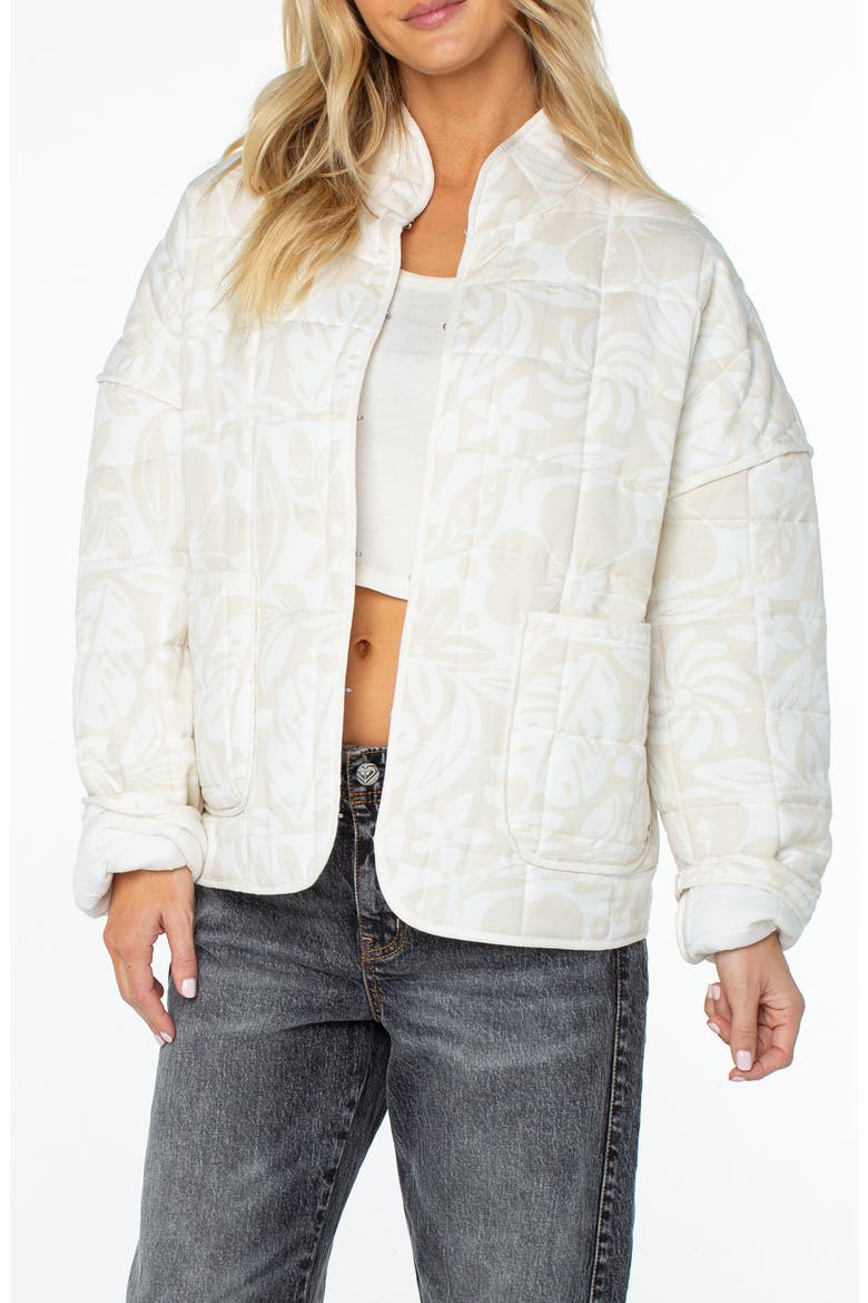 Solana Quilted Jacket, Main, color, PARCHMENT
