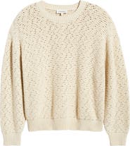 FRAME Open Stitch Cotton Sweater