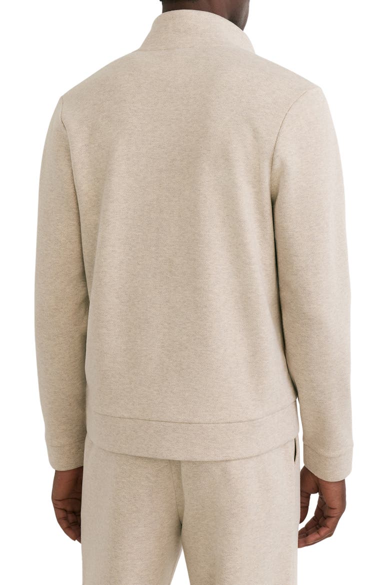 Herringbone Patch Pocket Zip Jacket, Alternate, color, OATMEAL MELANGE