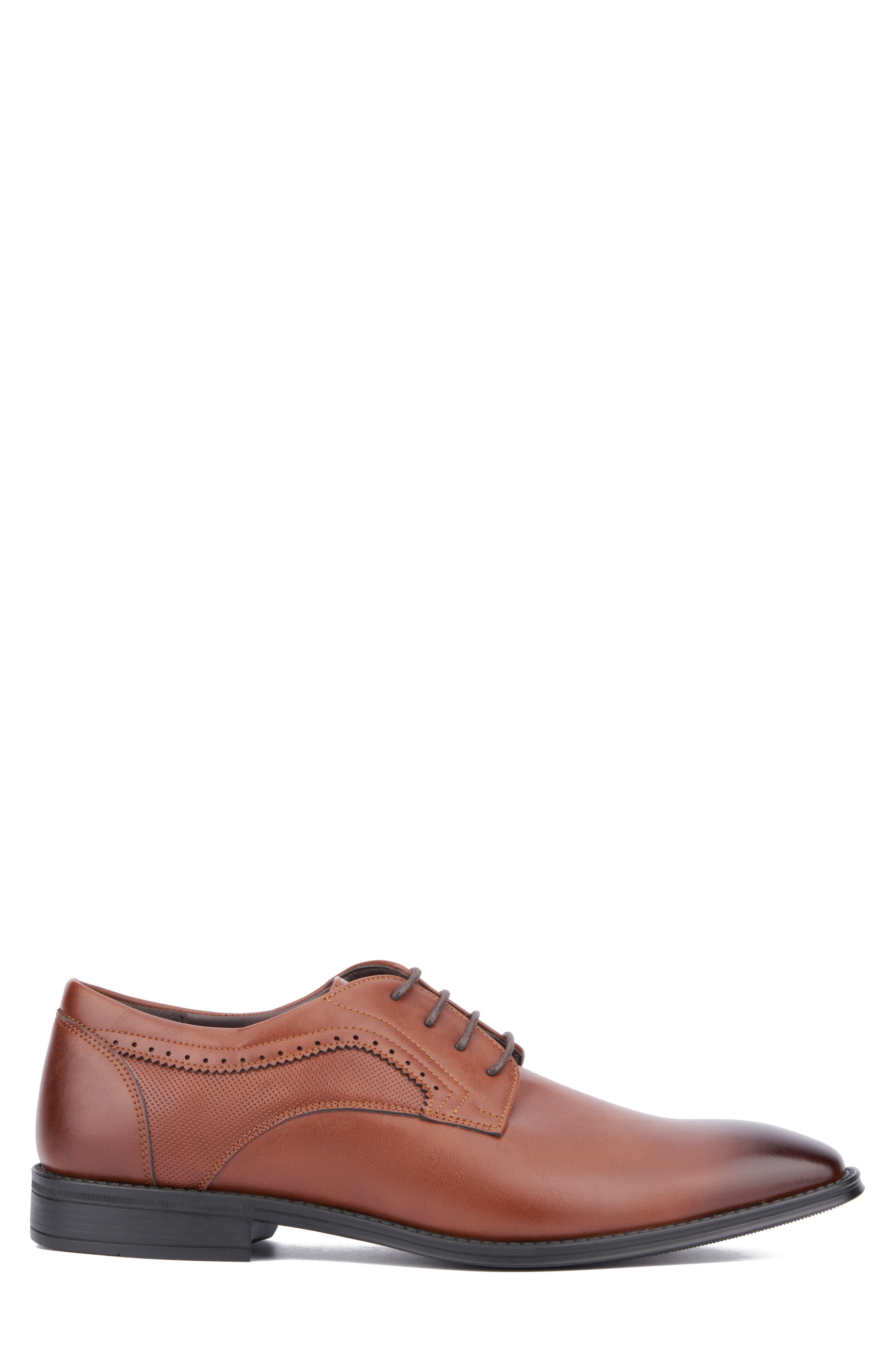XRAY Fletcher Plain Toe Derby, Alternate, color, Cognac