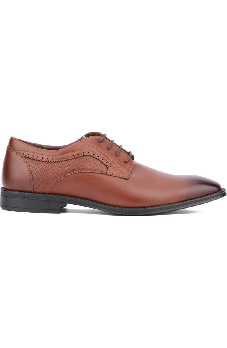 XRAY Fletcher Plain Toe Derby, Alternate, color, Cognac