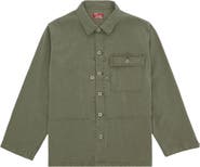 Fortela Newfrog Japan Herringbone Cotton Overshirt
