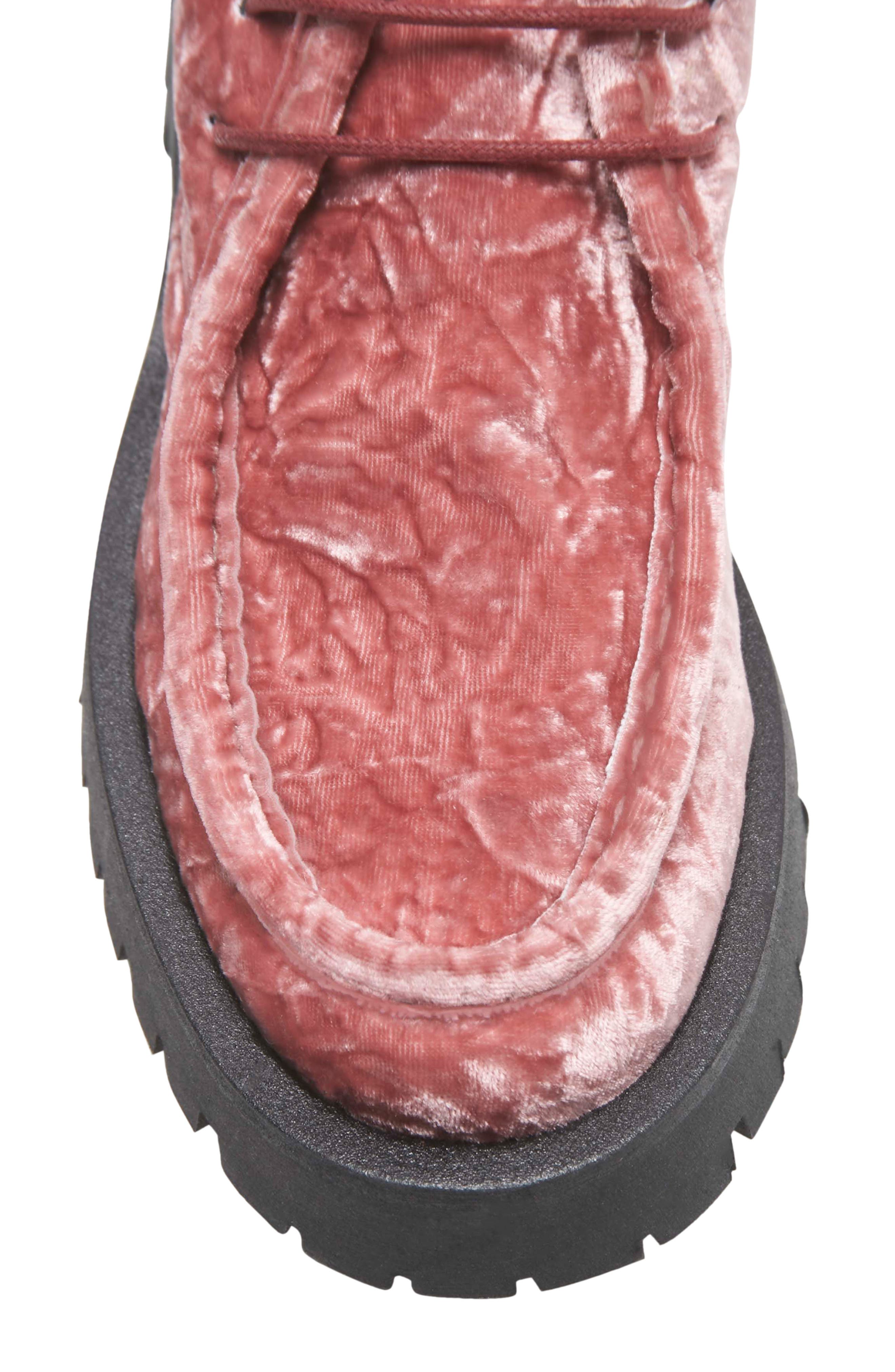 Convertible Velvet Loafer, Alternate, color, SMOKED PINK