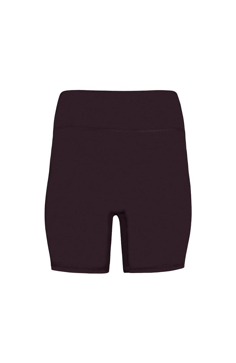 Lezat Ada Organic Cotton Bike Short, Alternate, color, Denim Patchwork