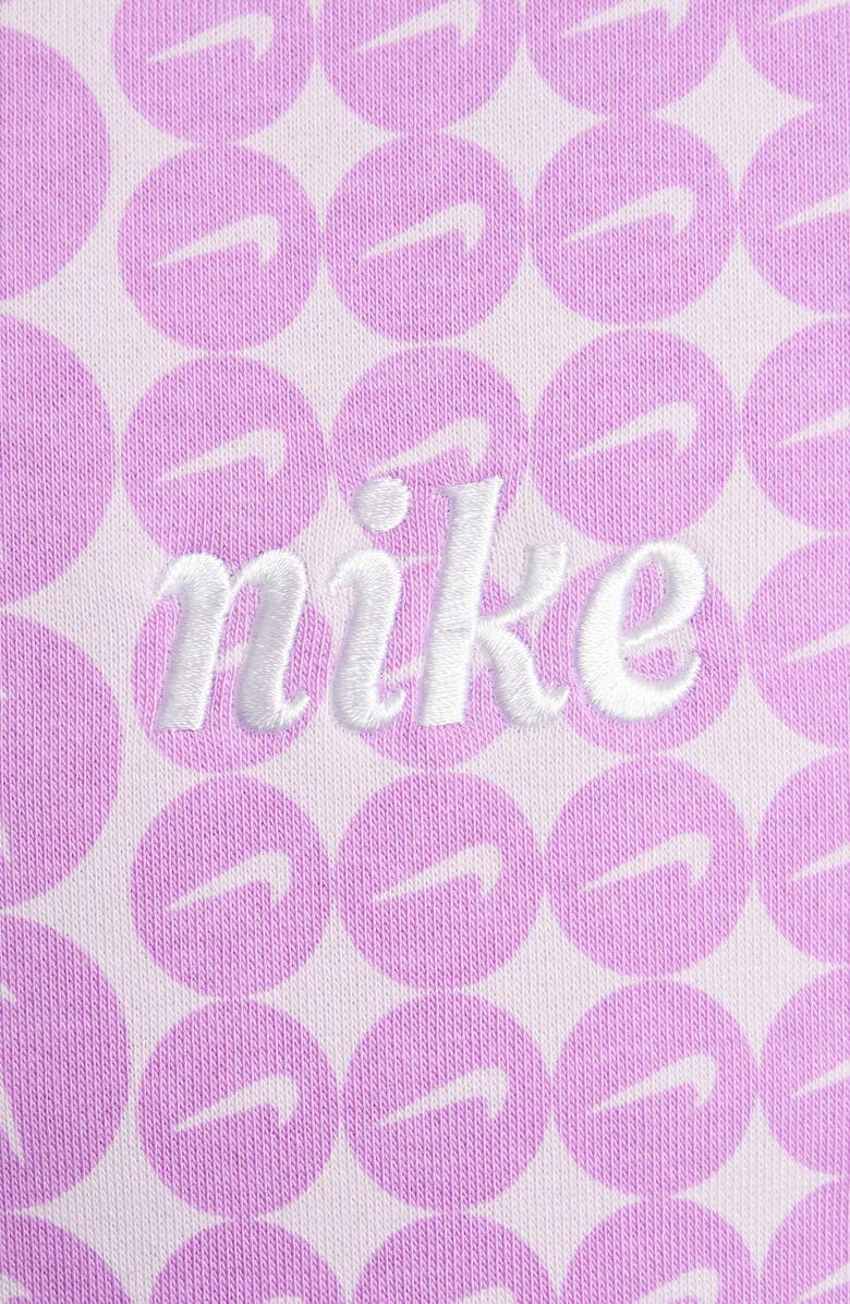 Nike Kids' Sportswear Club Fleece Oversize Crewneck Sweatshirt, Alternate, color, 532 Rush Fuchsia/White