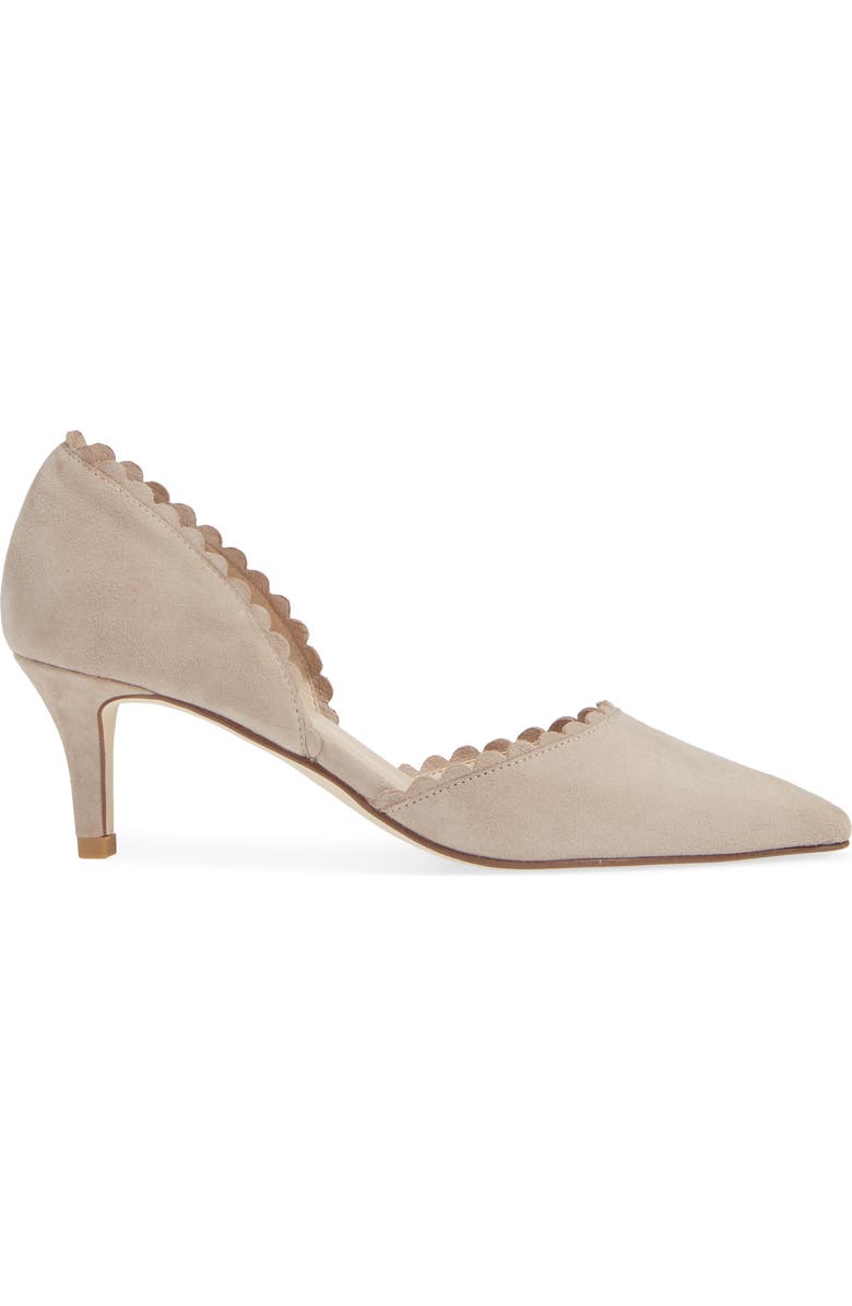 Pelle Moda Kenny d'Orsay Pump, Alternate, color, Mushroom Suede