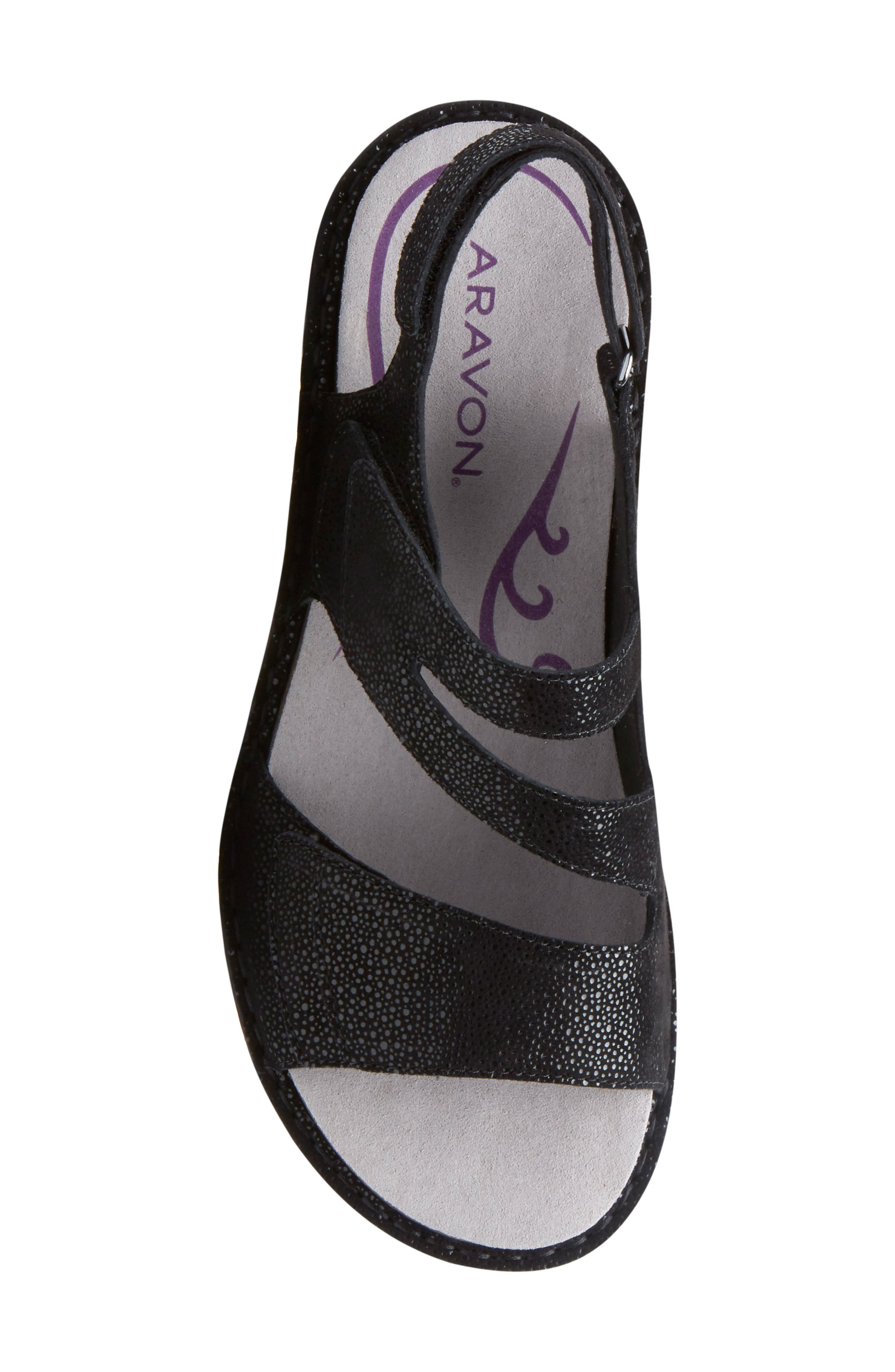 Aravon Cambridge Slingback Sandal, Alternate, color, 