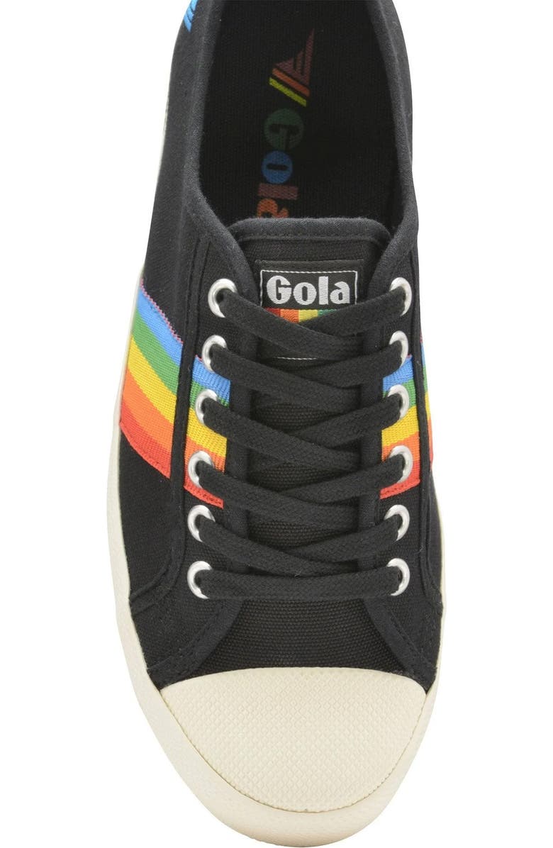 Gola Coaster Rainbow Striped Sneaker, Alternate, color,