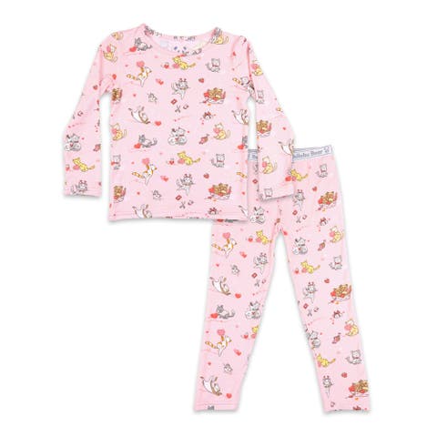 Kids' Love Kittens Set of 2 Piece Pajamas