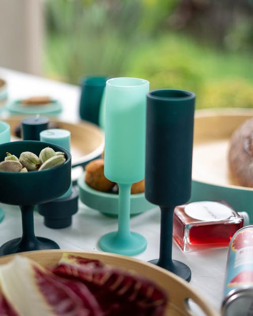 Porter Green Seff | Unbreakable Champagne Flutes In Blue