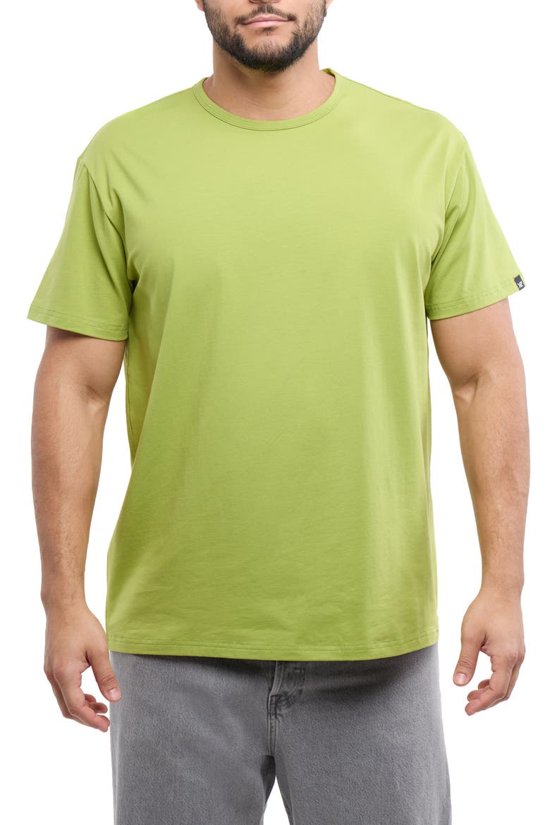 Flex Crewneck T-Shirt, Main, color, MOSS