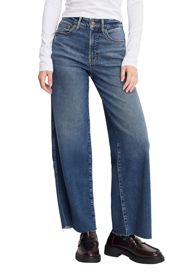 Good Skate Ankle Wide Leg Jeans, Main, color, INDIGO1139
