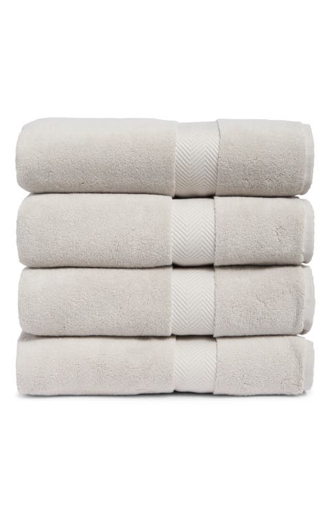 Organic Hydrocotton Set of 4 Bath Towels $140 Value