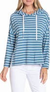 APNY Stripe Side Slit Hoodie