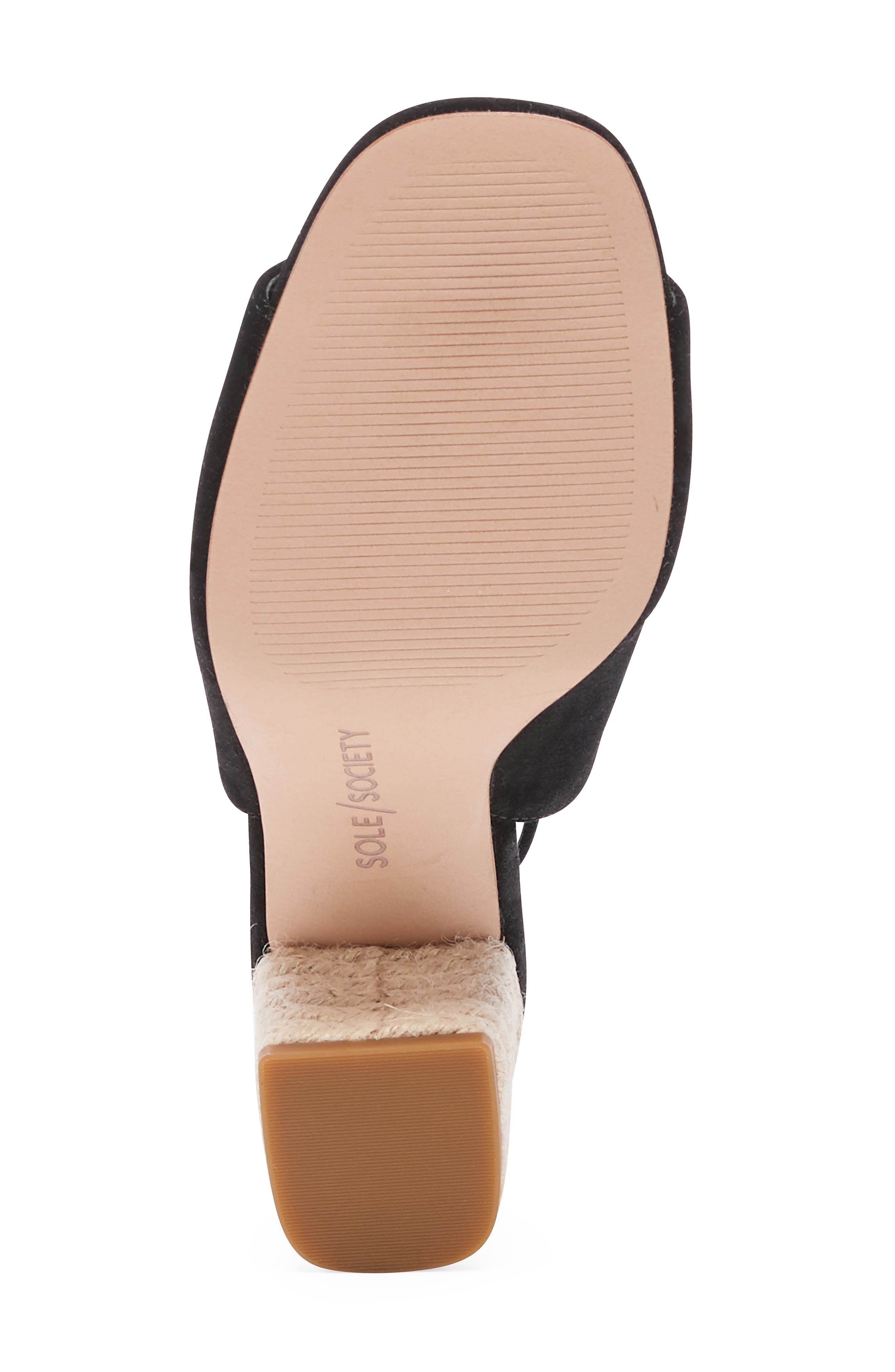 Sole Society Janaia Espadrille Shield Sandal, Alternate, color, 